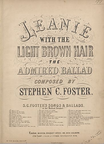 Jeanie with the light brown hair