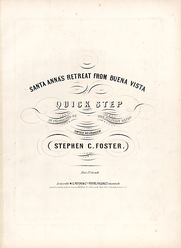 Santa Anna's retreat from Buena Vista