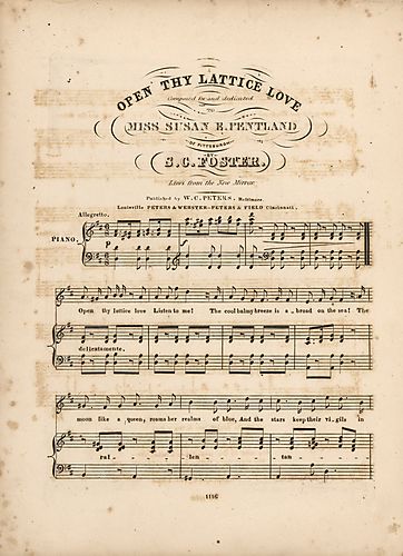 Open thy lattice, love