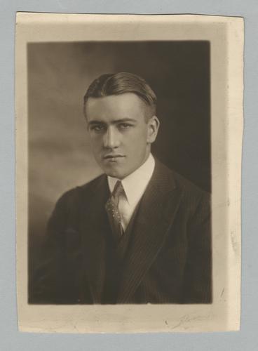 Portrait of unidentied Rinehart son