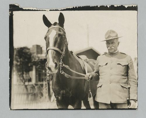 General Edwin F. Glenn with horse
