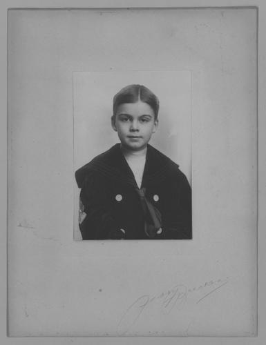 Rinehart family - portraits of two sons (unidentified) as boys