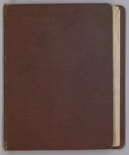 Brown scrap book - clippings of published poems and stories