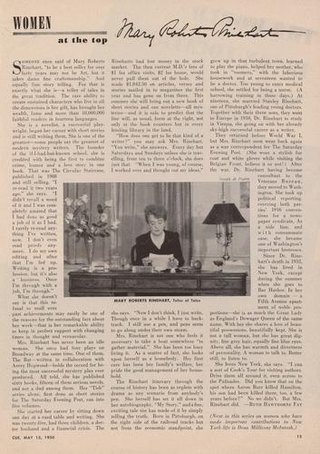 Magazines with articles about Mary Roberts Rinehart