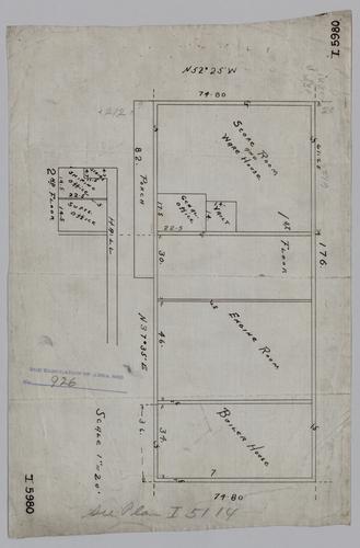 Plan of building