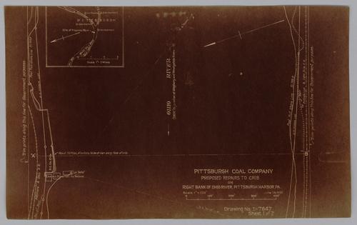 Proposed repairs to crib on right bank of Ohio River, Pittsburgh Harbor