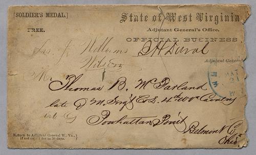 Thomas B. McFarland's Civil War memorabilia