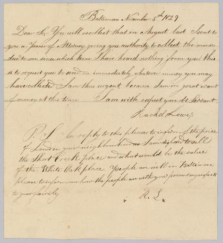 Beck family correspondence