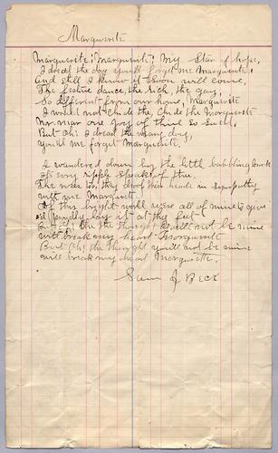 Samuel Beck poem