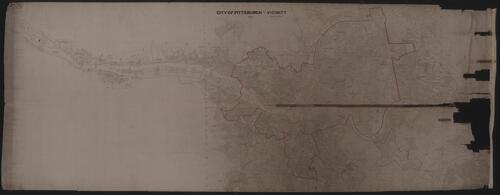 City of Pittsburgh and vicinity [from the CONSOL Energy Inc. Mine Maps and Records Collection, AIS.1991.16]
