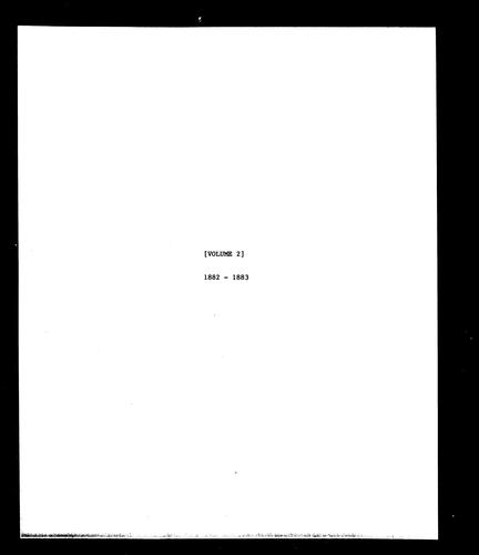 Pittsburgh, Building Permit Dockets, Volume 2, 1882-1883