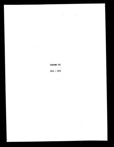 Pittsburgh, Building Permit Dockets, Volume 29, 1914-1915