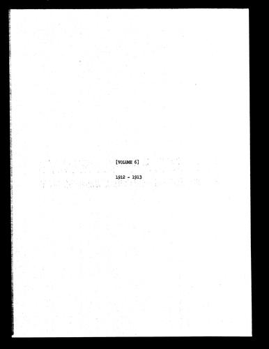 Record Books of Alterations and Repairs, Volume 6, 1912-1913