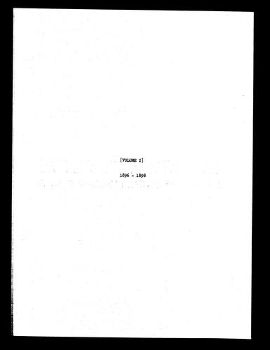 Compliant (Violation) Dockets, Volume 2, 1896-1898