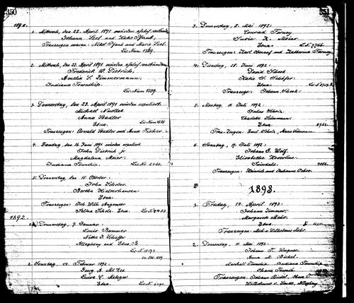 Marriage Records