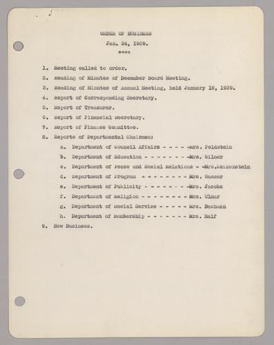 Executive Board Minutes