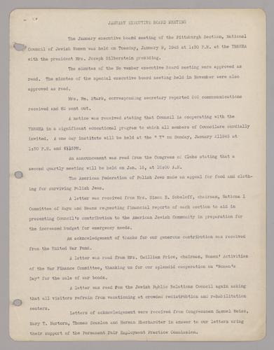 Executive Board Minutes