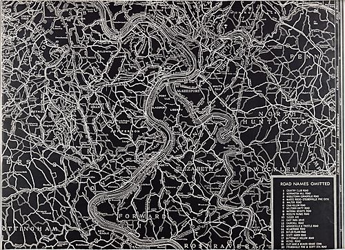 Road map of Allegheny County, Pennsylvania, prepared by the County Planning Commission