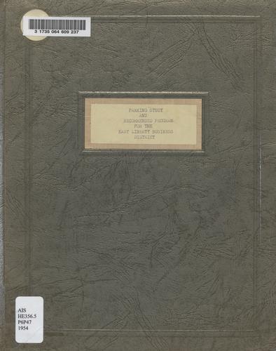 Parking study and recommended program