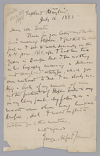 From G.A. Townsend to Morrison Foster