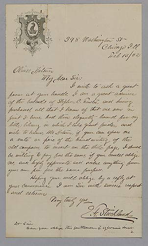 From E.H. Strickland to Oliver Ditson