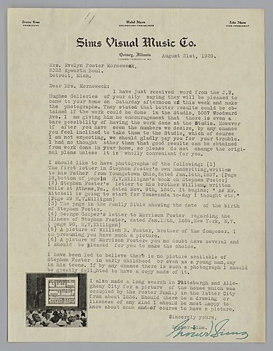 From Grover Sims to Evelyn Foster Morneweck