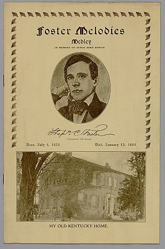 Pamphlet, "Foster Melodies Medley in Memory of Judge John Rowan"
