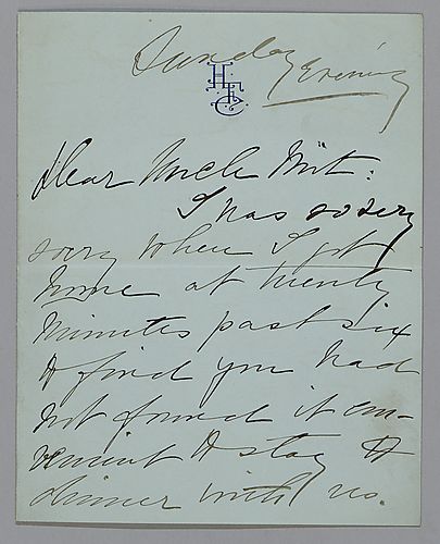 From Henrietta Crossman to Morrison Foster