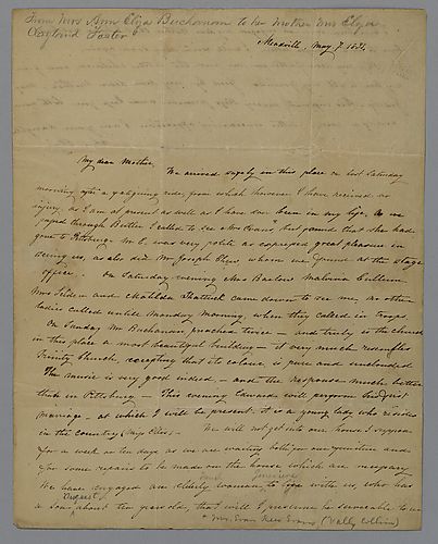 From Ann Eliza Buchanan to Eliza Foster