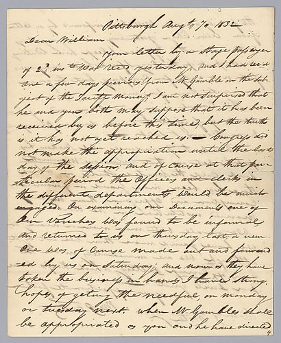 From William B. Foster to William Foster, Jr.