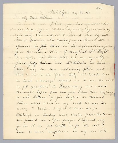 From Eliza Foster to William Foster, Jr.