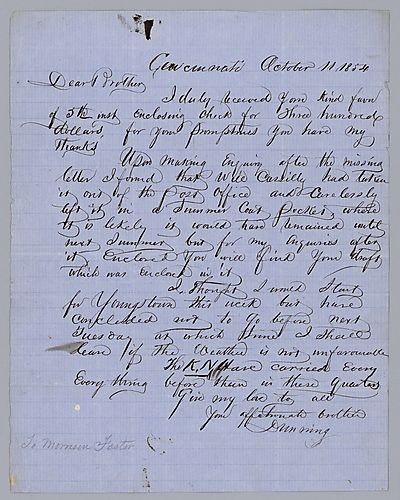 From Dunning Foster to Morrison Foster