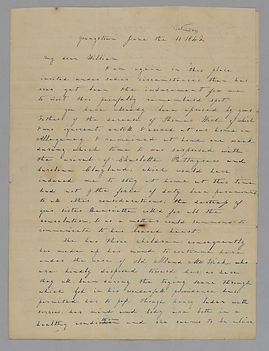 From Eliza Foster to William B. Foster