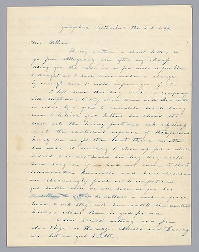 From Eliza C. Foster to William Foster, Jr.