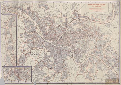 Pittsburgh census tracts laid out for the Pittsburgh Chamber of Commerce by G. A. Lundberg and F. F. Stephan and adopted by the Bureau of the Census for the 1930 Census of Population
