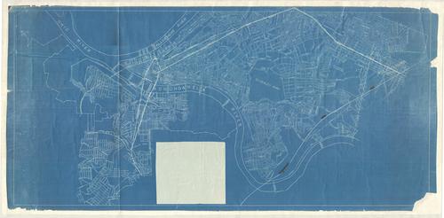 Map of Pittsburgh and vicinity, showing the location of the proposed subway with terminal points in Wilkinsburg and McKinley Park
