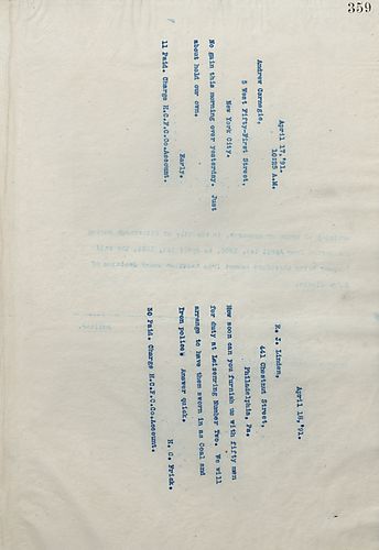 Frick wires Carnegie that there was no gain this morning over yesterday, but the company still held its own