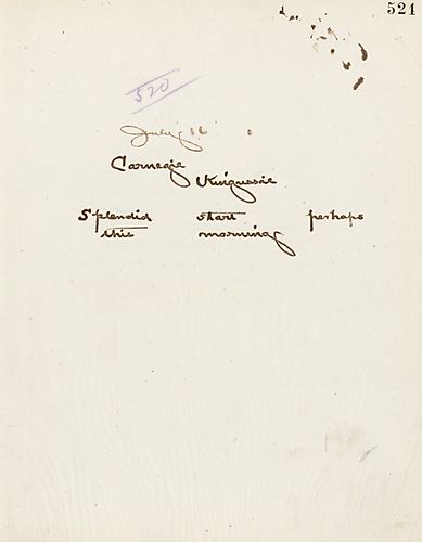 Frick wires Carnegie, telling him "It's a splendid start" and "perhaps this morning."