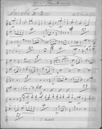 Opus 8 Marsch-Fantasie fur grosses Orchester: Piccolo
