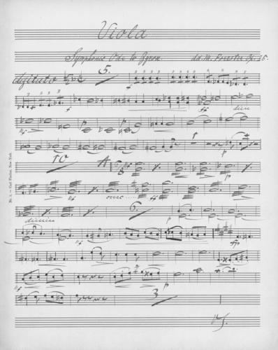 Opus 35 Symphonic ode to Byron: viola