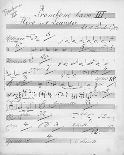 Opus 44 Hero and Leander: 3rd trombone