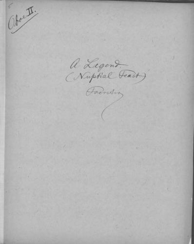 Opus 86 A legend: 2nd oboe