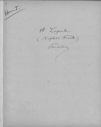 Opus 86 A legend: 1st horn