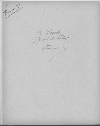 Opus 86 A legend: 1st trumpet