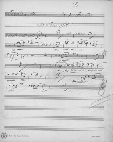 Opus 59 At twilight: Piccolo