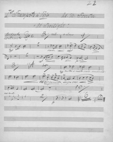 Opus 59 At twilight: 1st trumpet