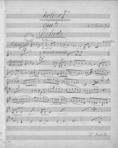 Opus 31 The falconer: 1st violin