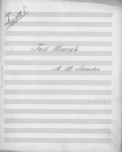 Opus 32 Festival March: 1st bassoon