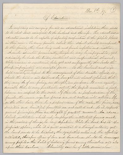 "Of Education," by J. M. Spear
