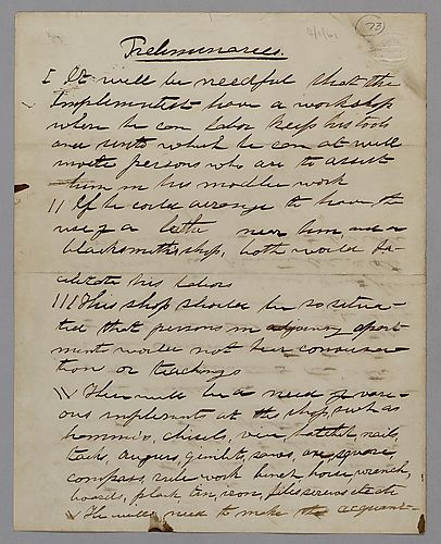 "Preliminaries," by J. M. Spear
